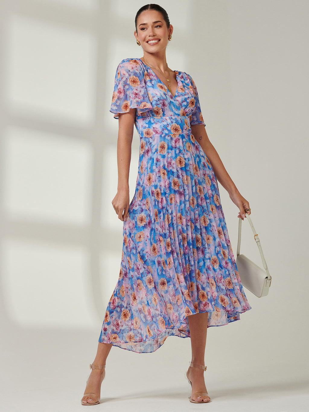Turtleneck Dress Jolie Moi Sale Dresses Women's Loose Fit Pleated Midi Dress Short Sleeve Women's Floral Turtleneck Dress Jolie Moi Sale Dresses Women's Loose Fit Pleated Midi Dress Short Sleeve Women's Floral
