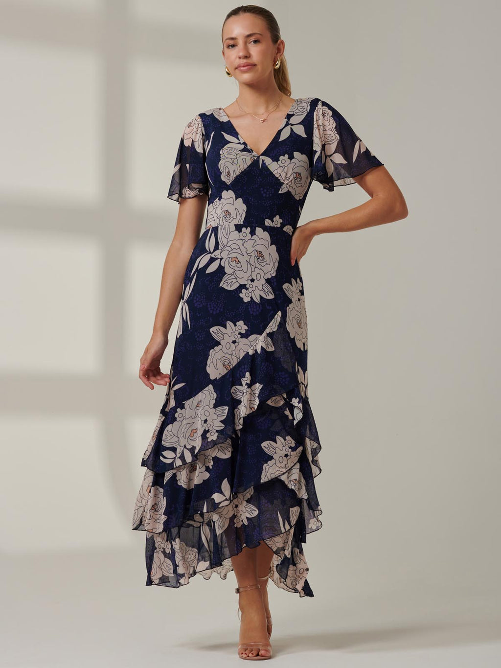 alma floral print tulle maxi dress Alma Chiffon Dress alma floral print tulle maxi dress Alma Chiffon Dress