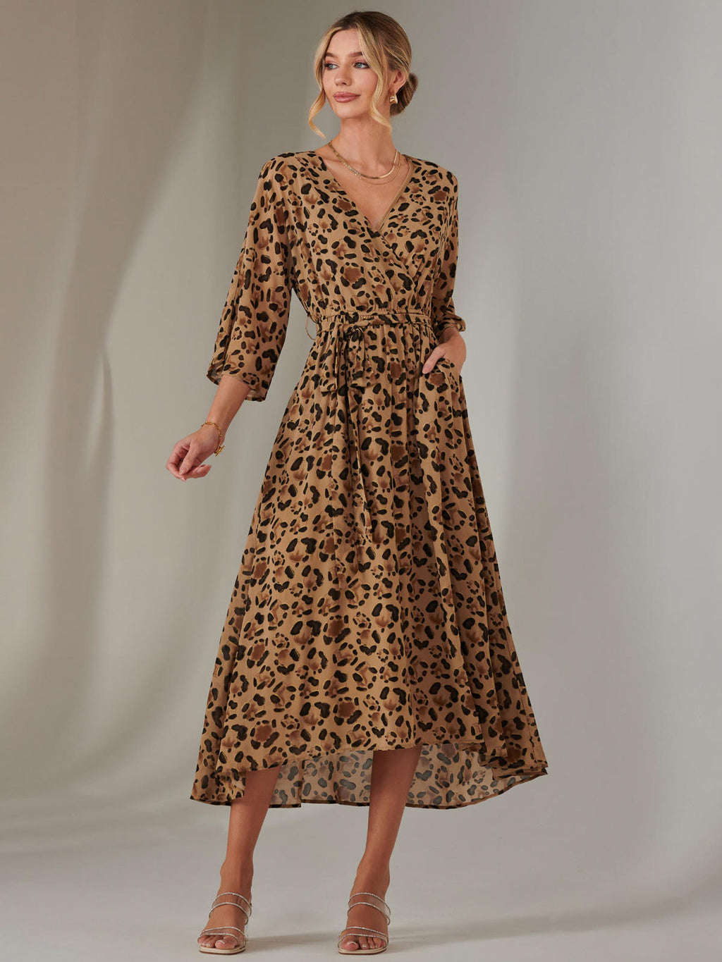 chinese dress ladies Namir Snake Print High-Low Chiffon Maxi Dress – Club L London