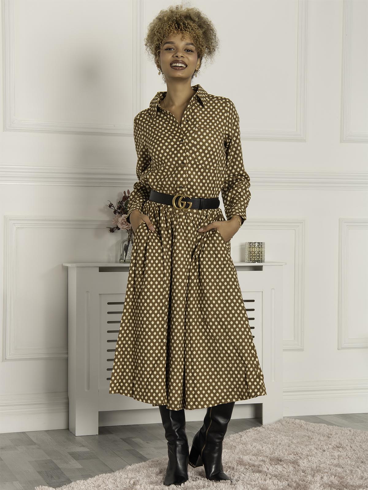 Spot hotsell shirt dress