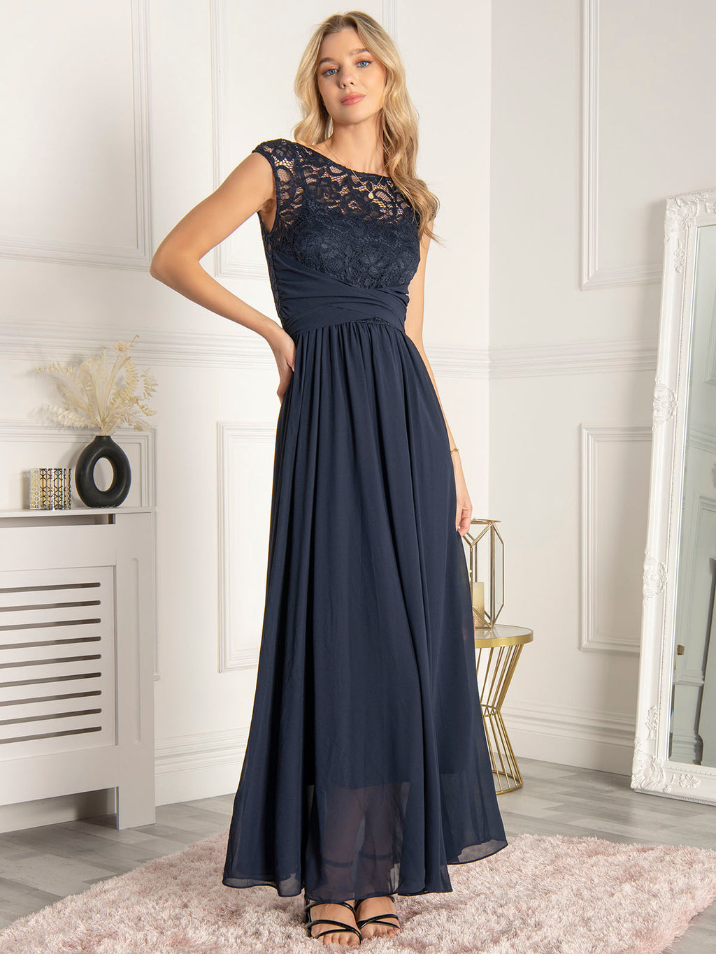 jolie moi lace bodice pleated dress Cindy Lace Bodice Pleated Dress, Black Jolie Moi Retail