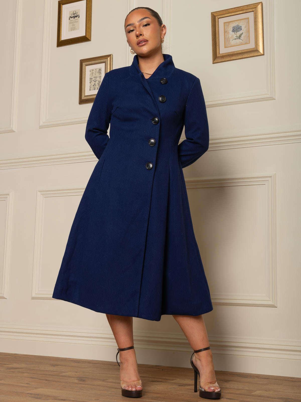 Flared hotsell coat dress