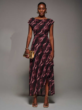 strapless open back dress PRETORIA MAXI DRESS main image 1