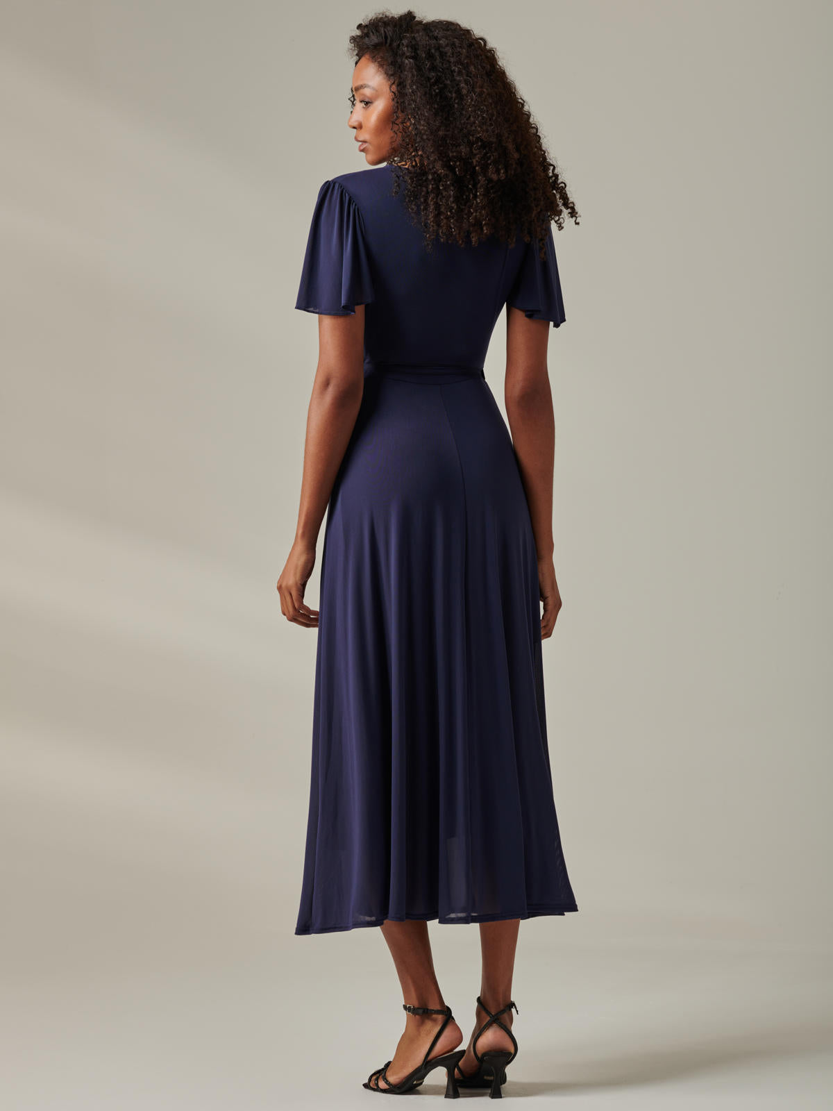 Plain navy maxi dress best sale