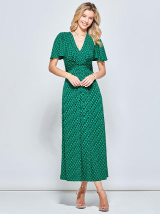 twist front plunge midi dress Buy Boohoo Twist Front Plunge Midi Dress In Black