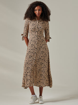 Clothing Animal Print Long Sleeve Shirt Dress Leopard Print Shirt Dress Boohoo
