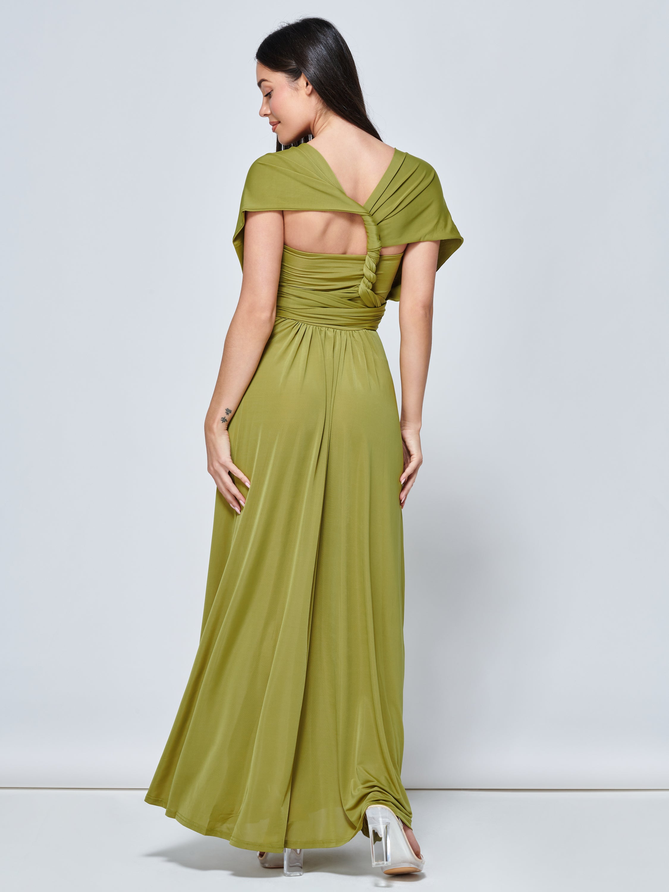 Moss green infinity sales dress