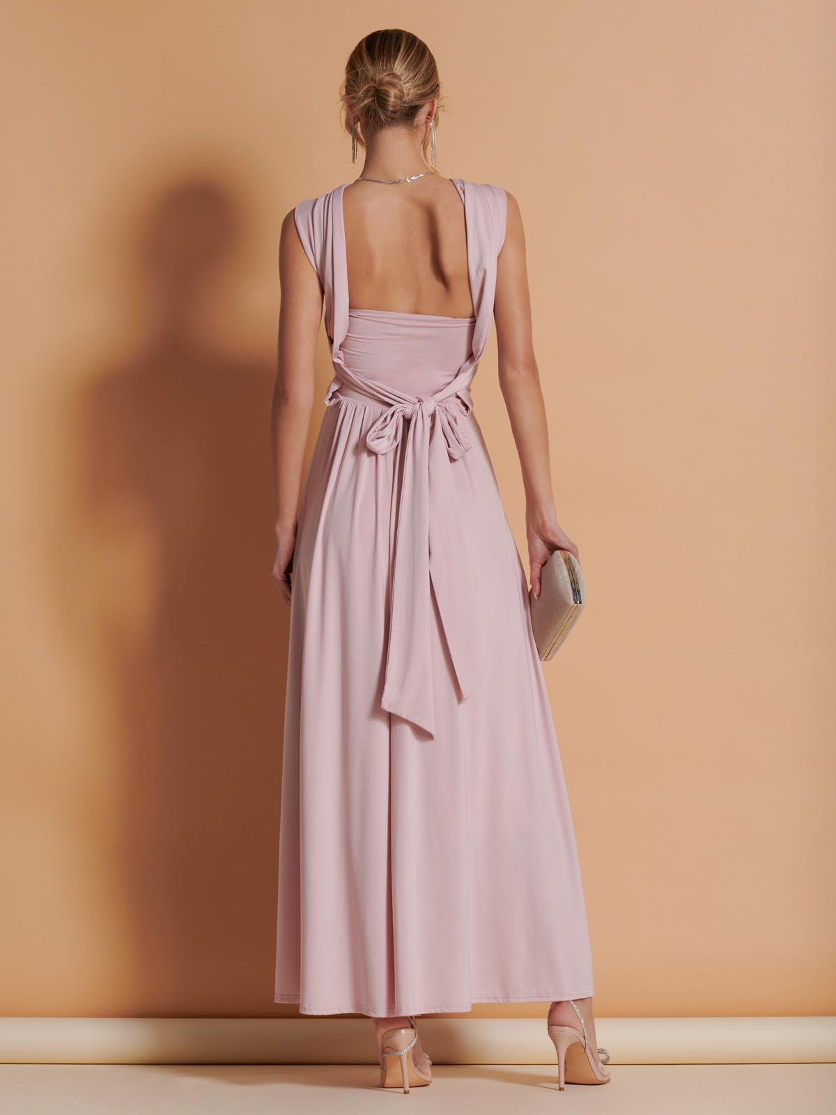 Multiway Maxi Bridesmaid Dress with Bandeau Jolie Moi UK Jolie Moi Retail