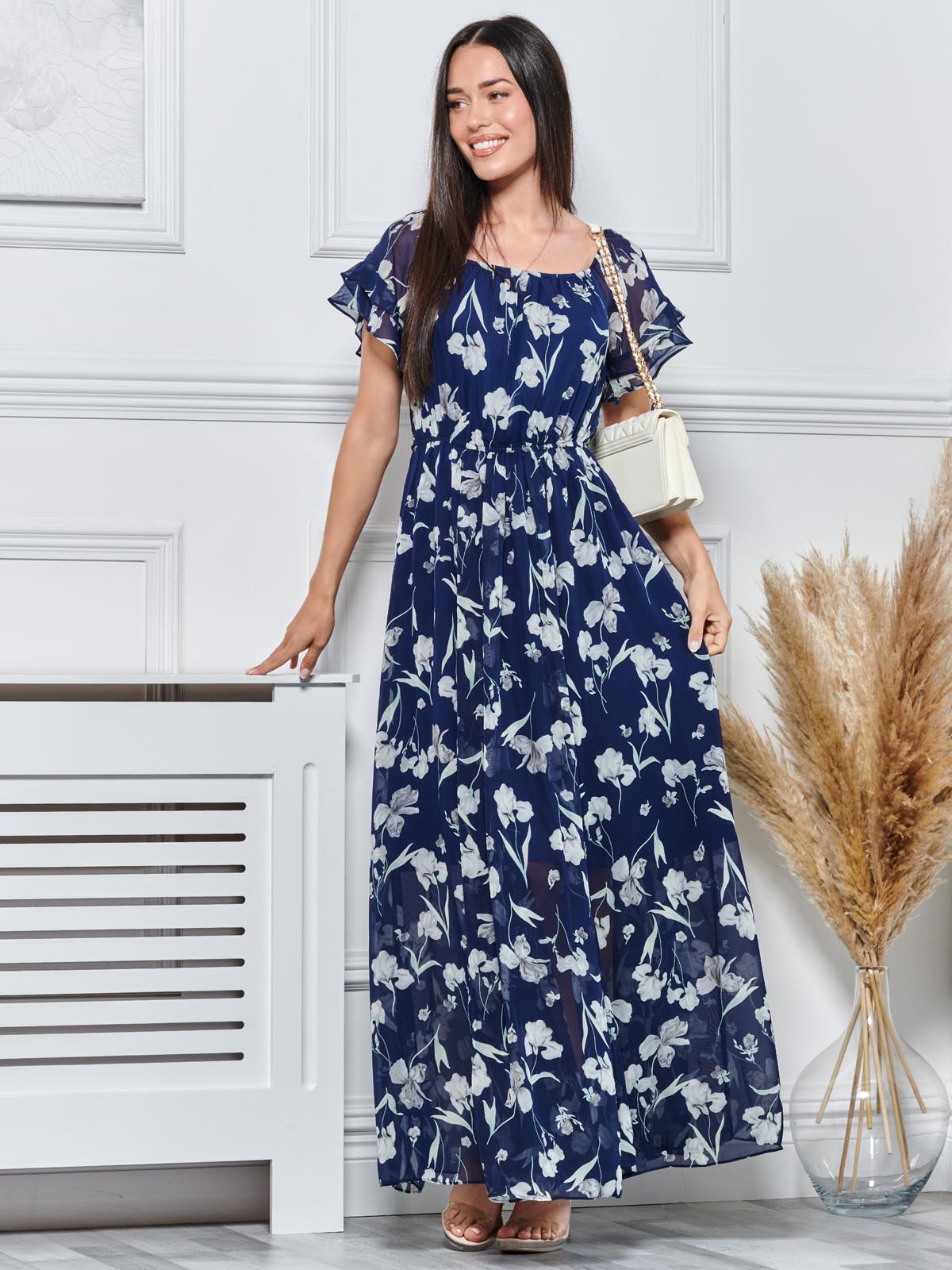 Cheap chiffon maxi on sale dress