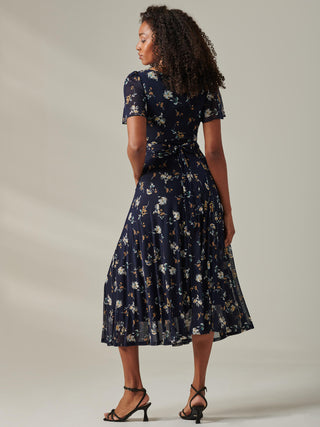 harlie floral maxi dress Harlie Floral Mesh Maxi Dress, Teal Floral Jolie Moi Retail