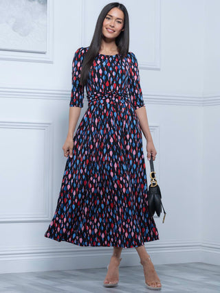 Quarter sleeve maxi dress Clearance