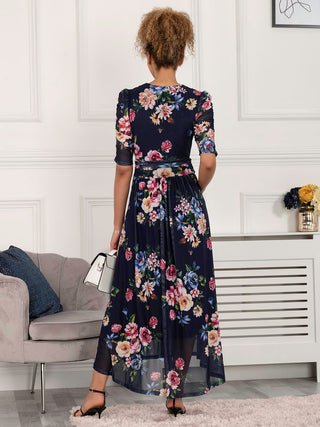 harlie floral maxi dress Ruffled Tiered Floral Maxi Dress
