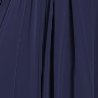 Long Sleeve Soft Jersey Maxi Dress, Navy