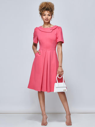 punch pink dress Haley Dress Punch Pink