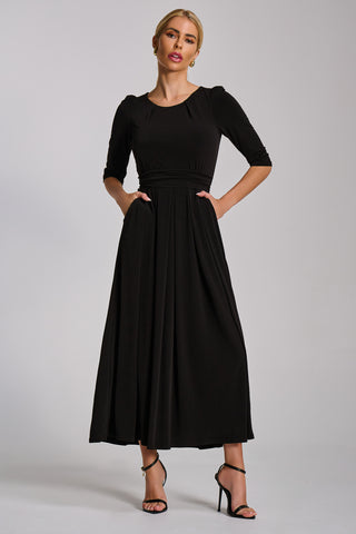 see you monday black dress See You Monday Little Black Dress Stretchy Size XL Off 1 Shoulder NWT!!