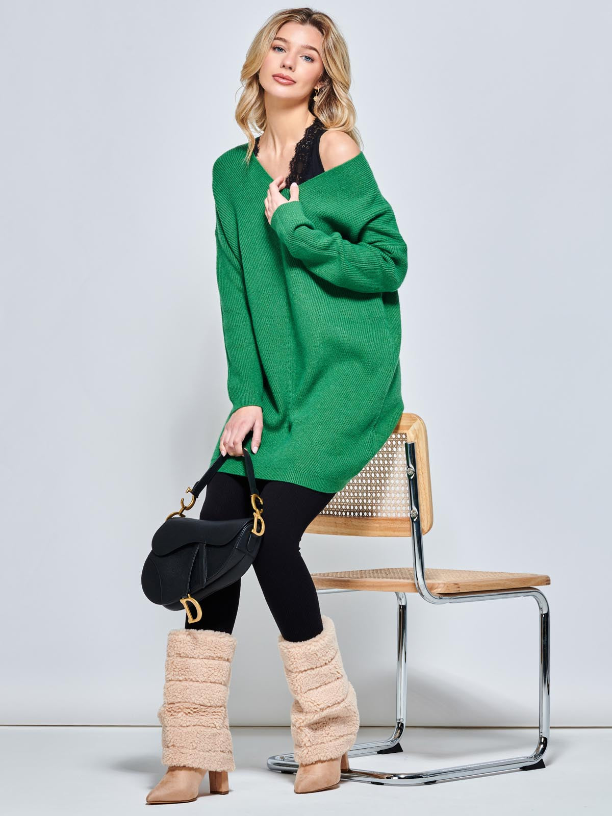 Fine knit shop tunic jumper