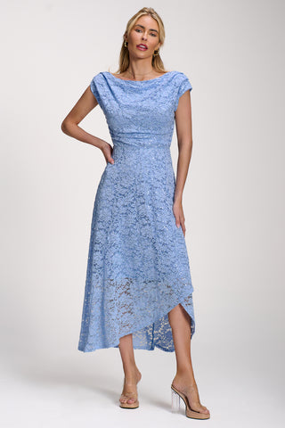 Lace Sequin Embellished Midi Dress, Blue