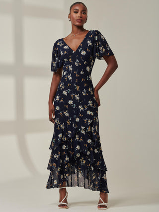 Long Sleeve Navy Floral Pleated Dress Floral Dress Images Of Casual Dresses With Sleeves Layla Midi Long Sleeve Navy Floral Pleated Dress Floral Dress Images Of Casual Dresses With Sleeves Layla Midi