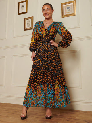 debenhams orange dress Orange Dorothy Perkins Spot Empire Seam Frill Detail Midi Dress