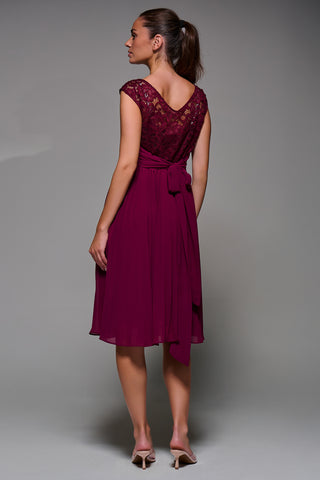 jolie moi lace bodice pleated maxi dress Cindy Lace Bodice Pleated Dress, Black Jolie Moi Retail