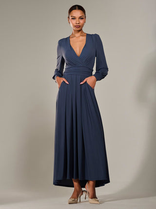 steel blue long sleeve dress blue long sleeve dress short Steel Blue Long Sleeve Lace Short Dress