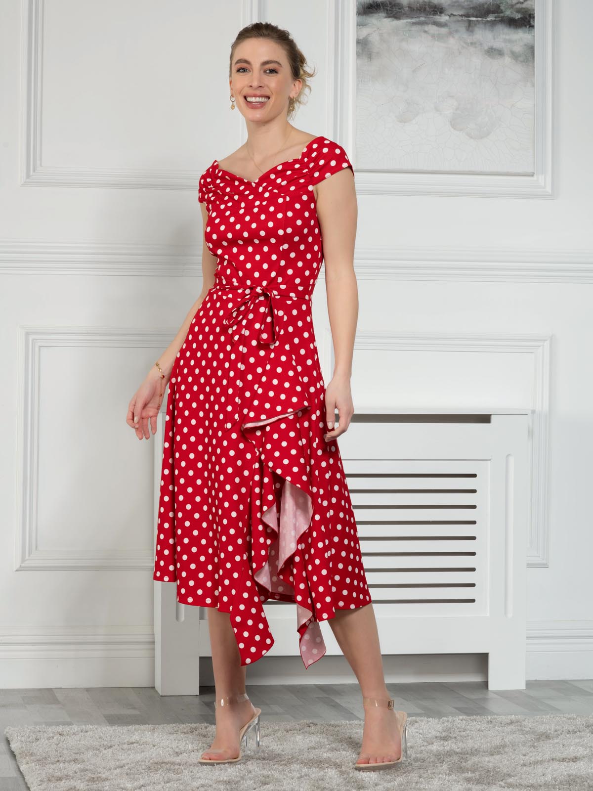 Polka dot dress store sale