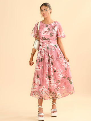 Sample Sale - Maxi Dress, Pink Floral