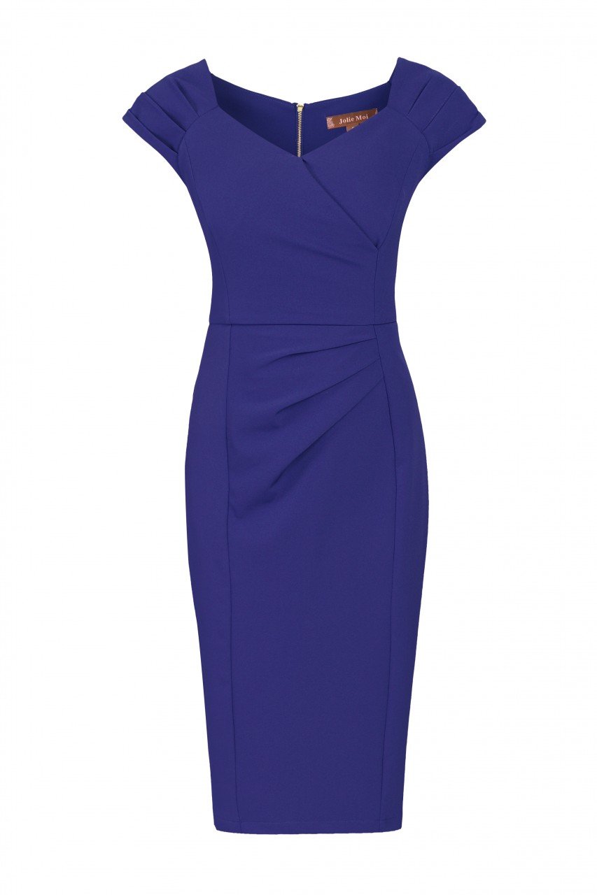 Royal blue shop straight dress