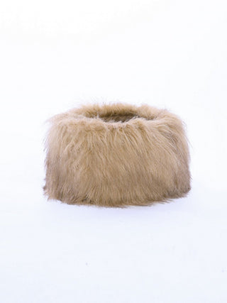 Faux Fur Snood /Headband, Camel