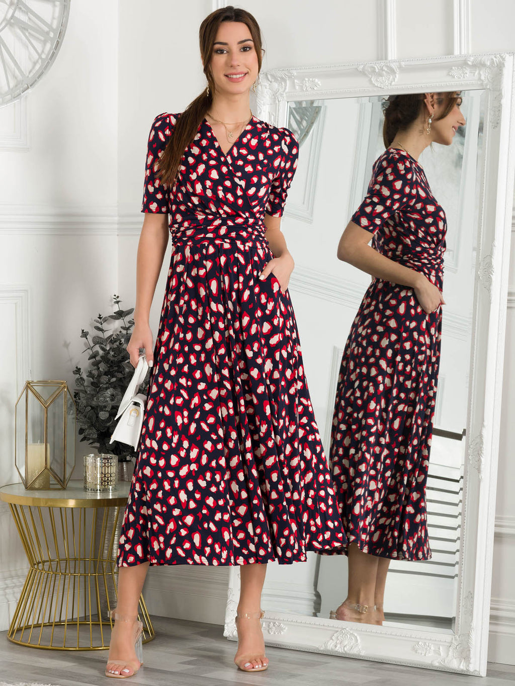 Coleen Jersey Maxi Dress, Animal Multi – Jolie Moi Retail