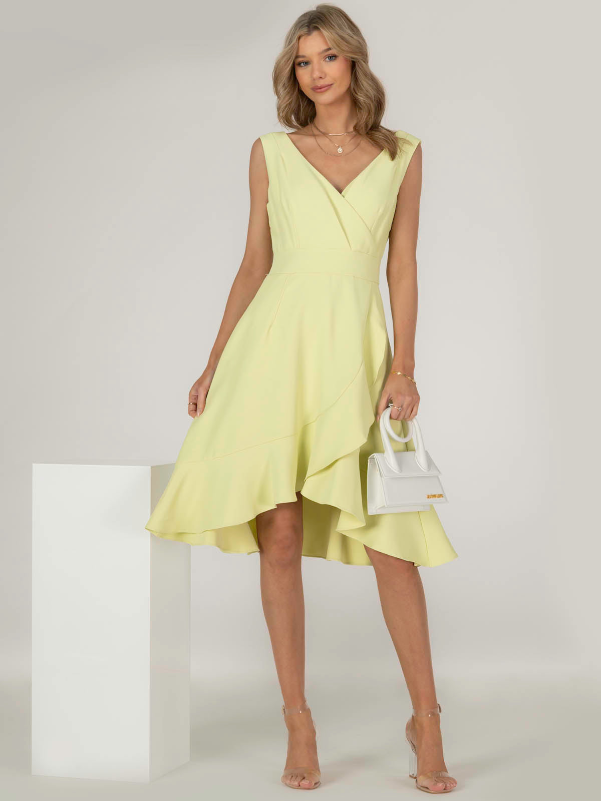 Light yellow outlet sundress