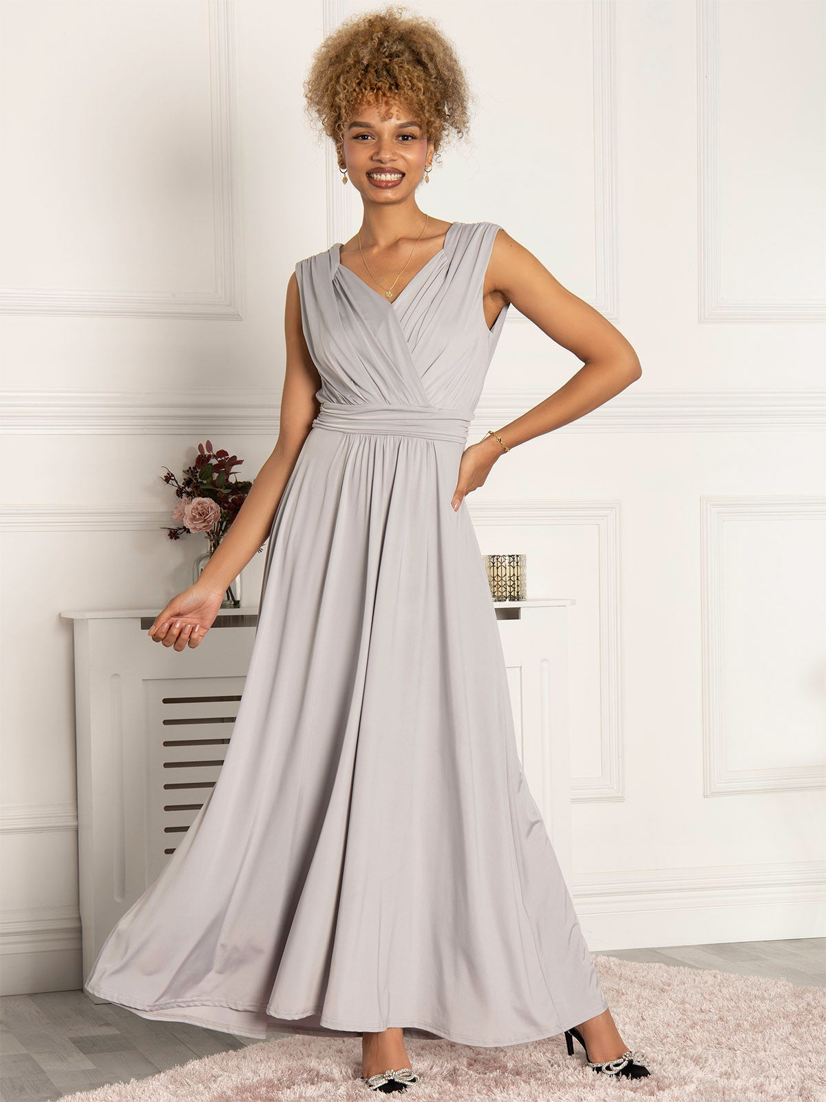 Silver Grey Maxi Dress Silver Grey Long Dresses Silver Grey Dresses  Pakistani Grey Maxi