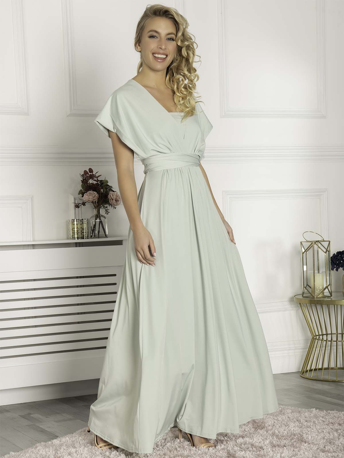 Light green hot sale maxi dress uk