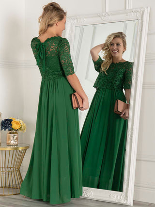 Wendy Lace Overlay Maxi Dress, Green – Jolie Moi Retail