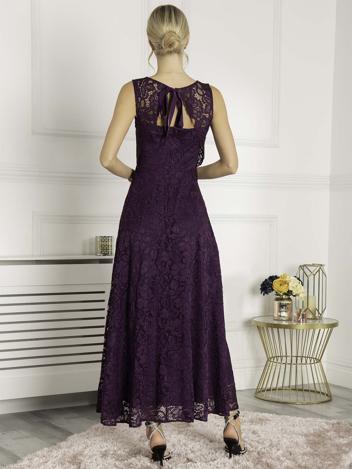 Deep purple dresses on sale uk