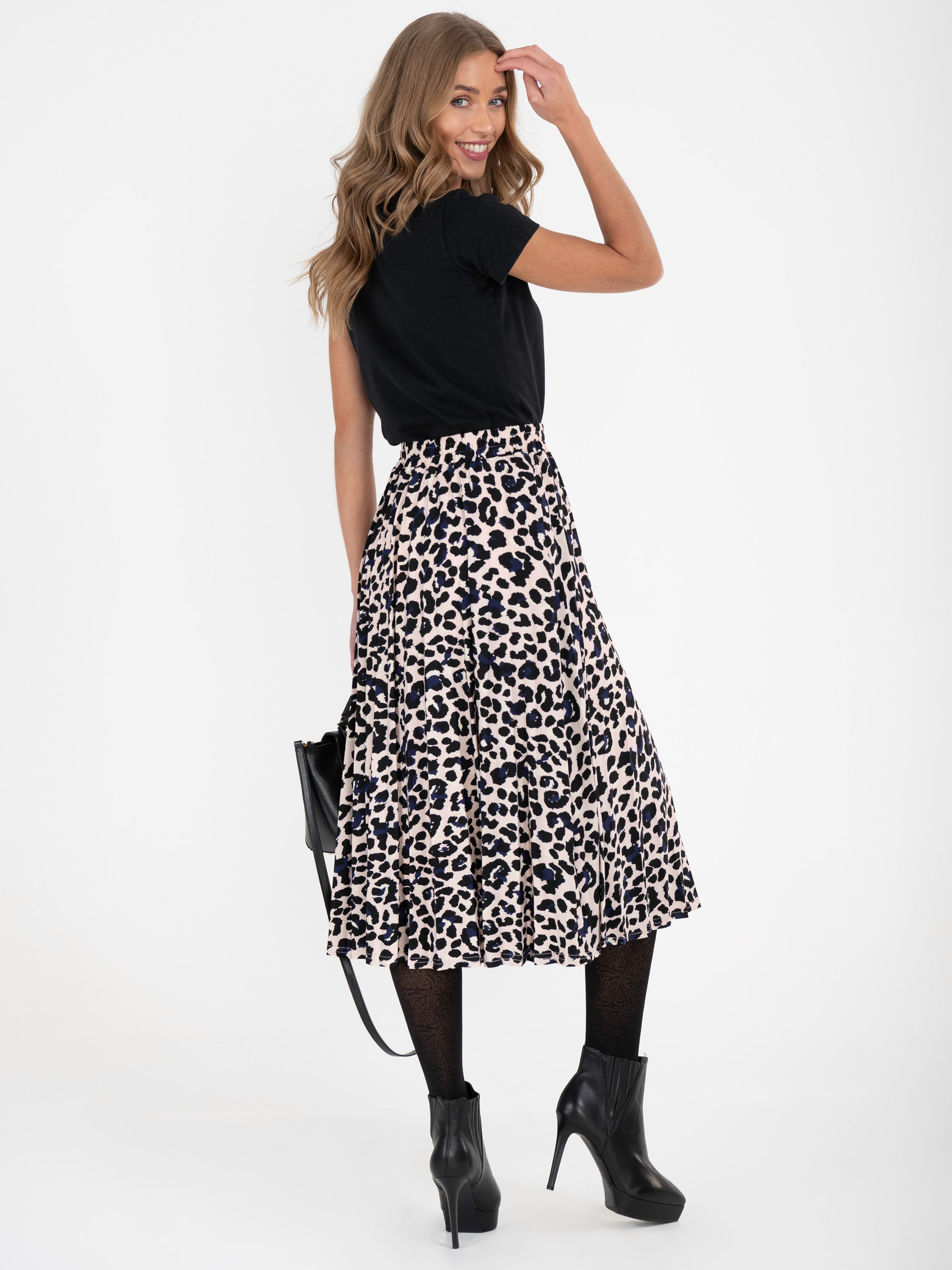 Leopard skirt forever outlet new