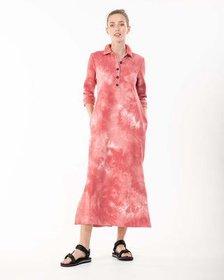 Sample Sale - Maxi Dress, Red Tie Dye