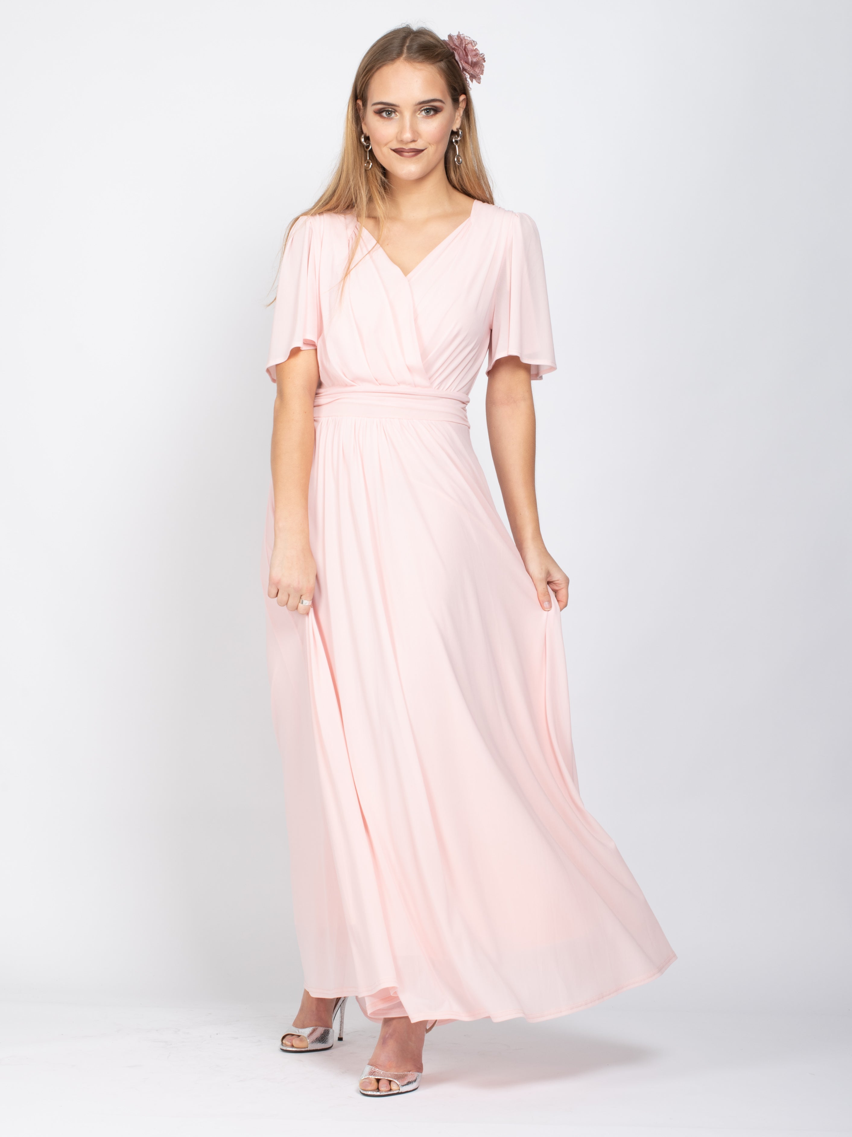 Light pink outlet dresses