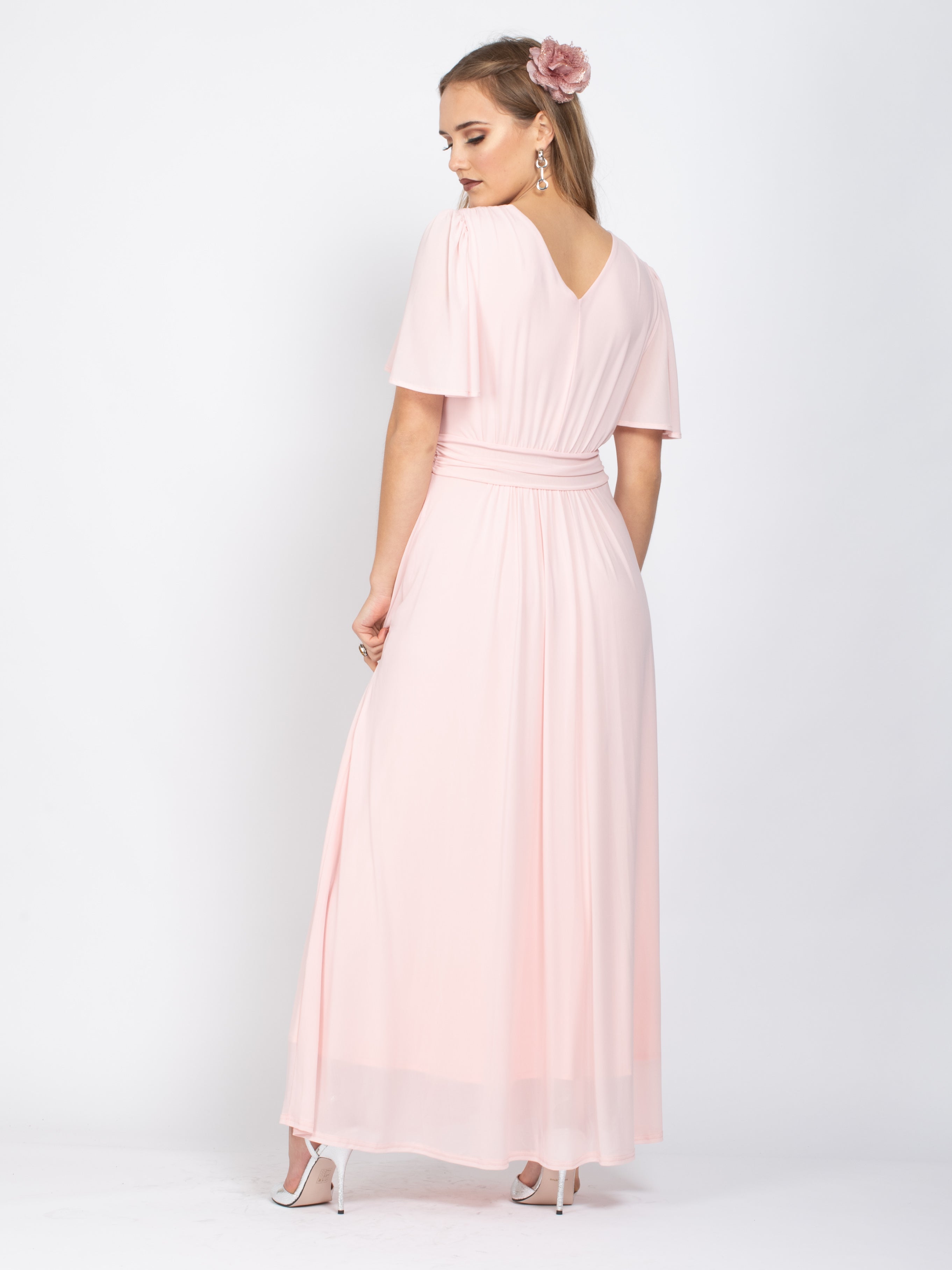 Baby pink maxi store dresses