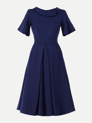 Jolie Moi Bay Peter Tea Dress, Navy Jolie Moi Retail Jolie Moi Bay Peter Tea Dress, Navy Jolie Moi Retail