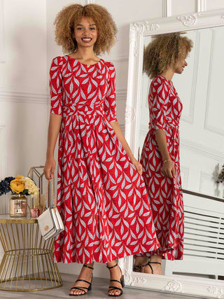 Quarter sleeve maxi dress Clearance
