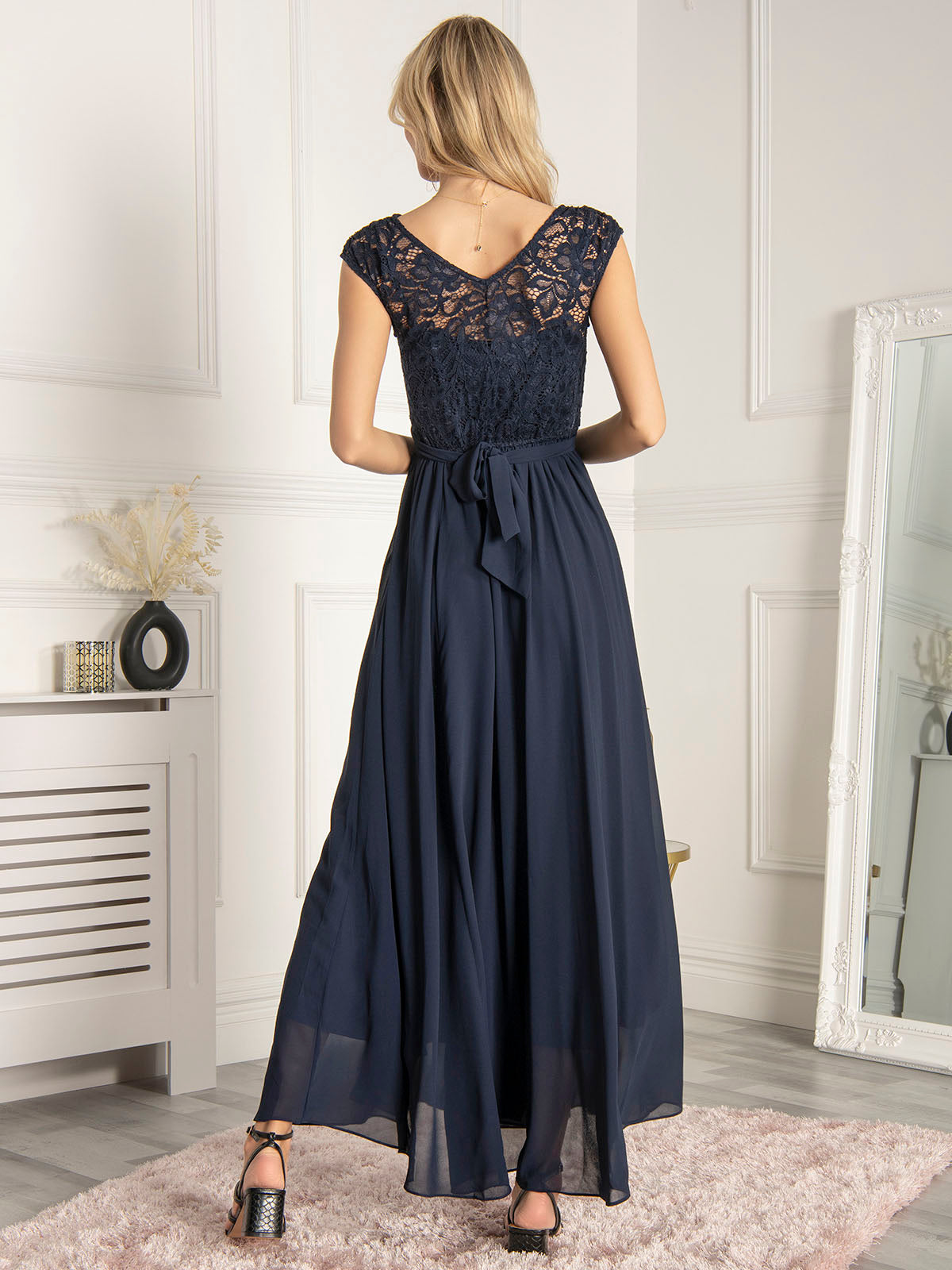 Navy maxi bridesmaid outlet dresses uk