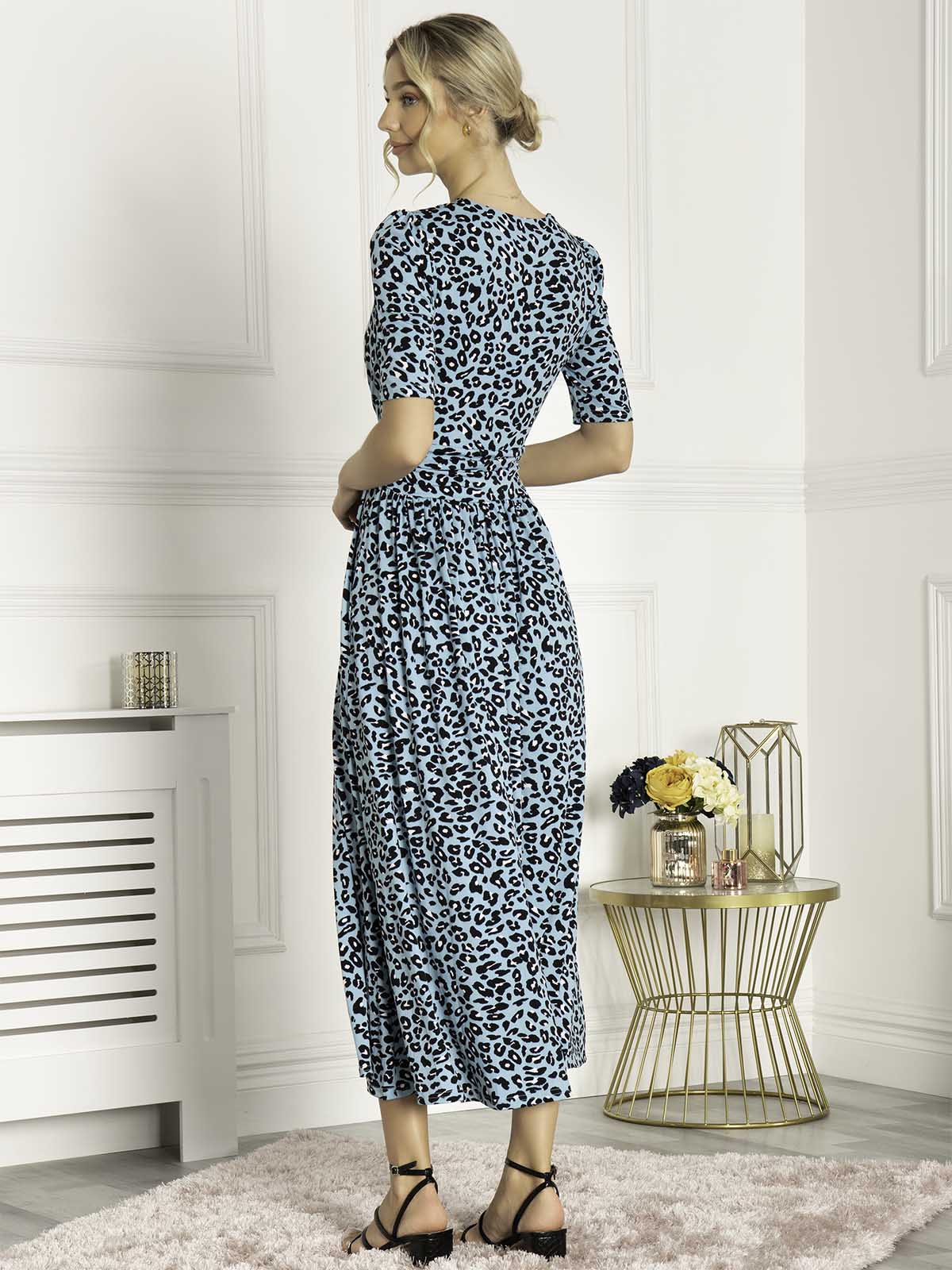 Next teal hotsell animal print dress