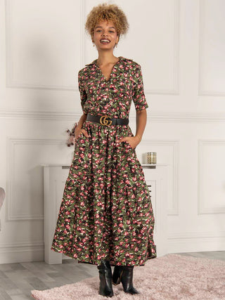 Andora Printed Maxi Dress, Floral Multi