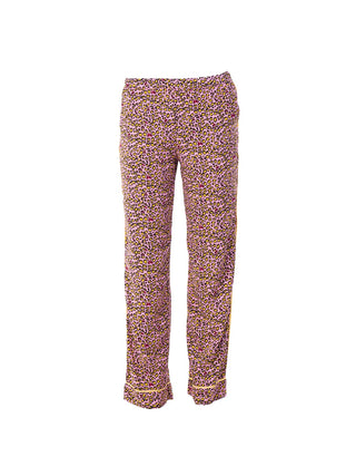 Jolie Moi Emily Leopard Print Pyjamas, Pink Animal