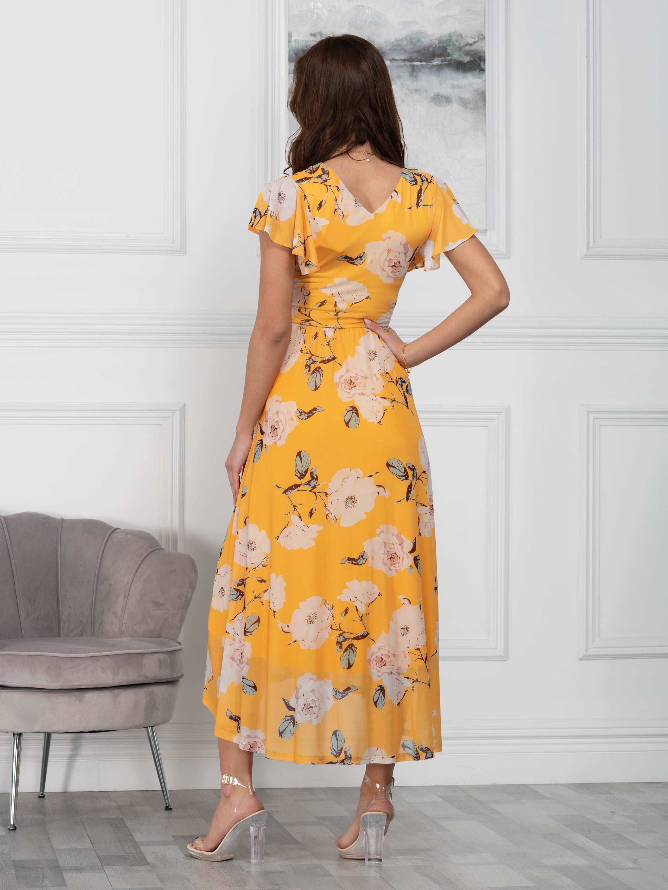 Floral maxi outlet dress sale