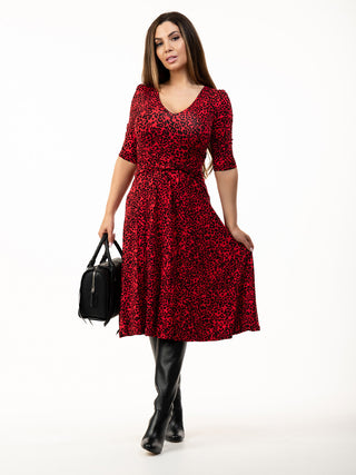 Midi dress, midi, mini dress, red dress