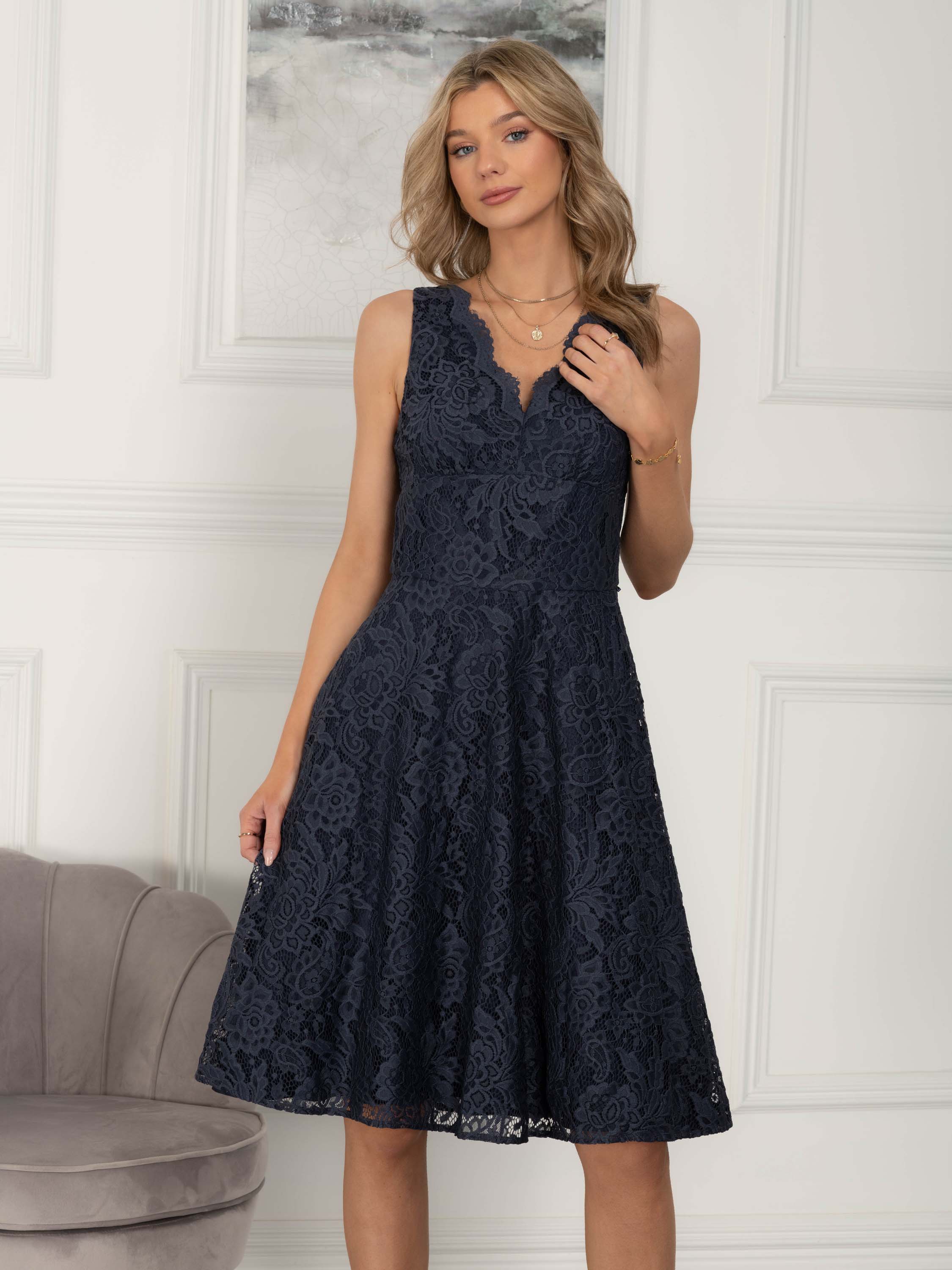 Dark grey swing discount dress