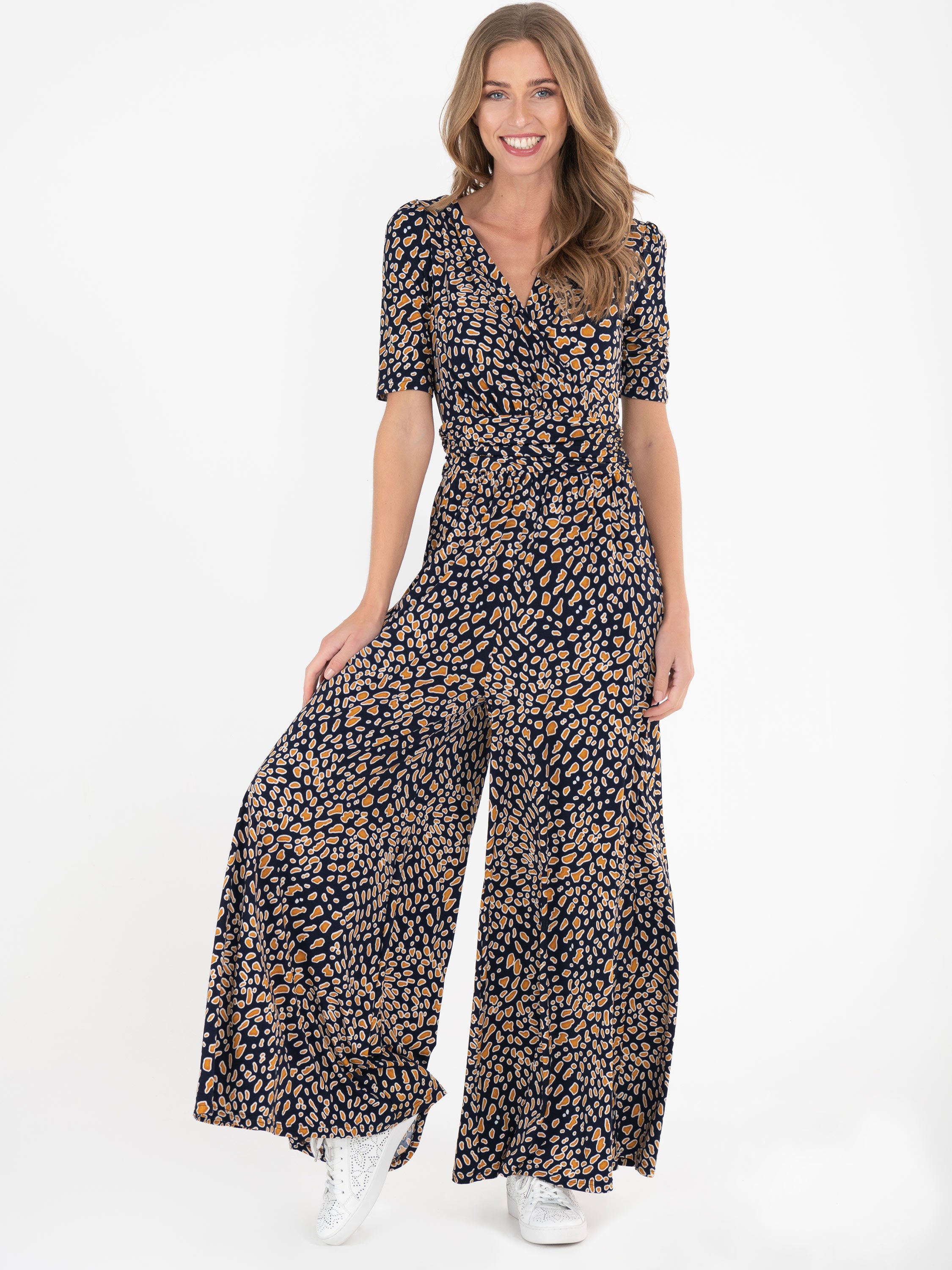 Oasis animal print sales jumpsuit